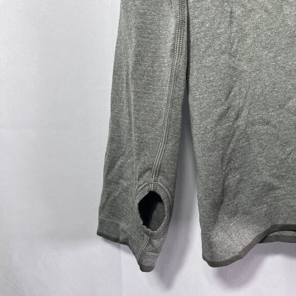 Lululemon Mens L/S. Metal Vent Tech Running Shirt Size M. Green/Gray. EUC - Picture 3 of 9